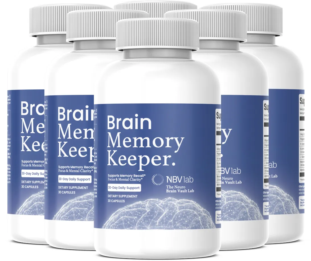 Brain Memory Keeper Six Bottle Image